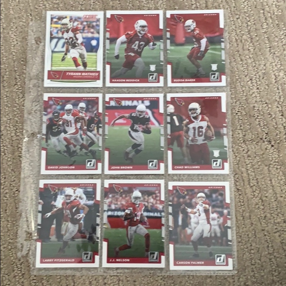 Arizona cardinals 16 pack of football cards
